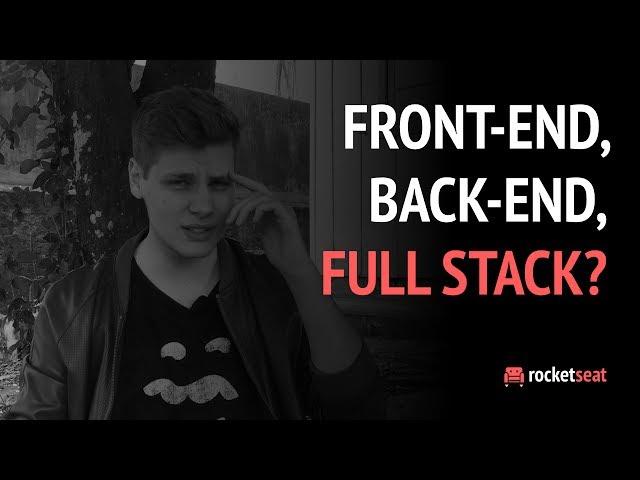 Devo ser front-end, back-end ou full stack? | Diego Fernandes