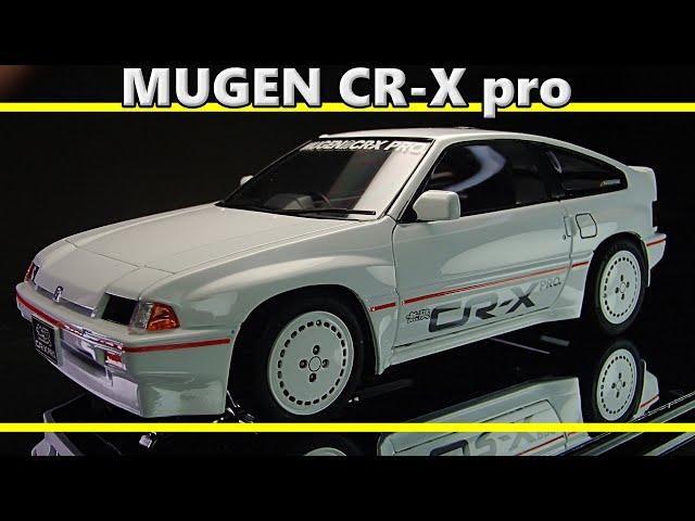 Honda MUGEN CR-X PRO / Takuya Yura / Mooncraft / TAMIYA 1/24 / Scale Model / full build / ASMR