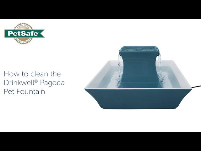 How To Clean the PetSafe® Drinkwell® Pagoda Pet Fountain