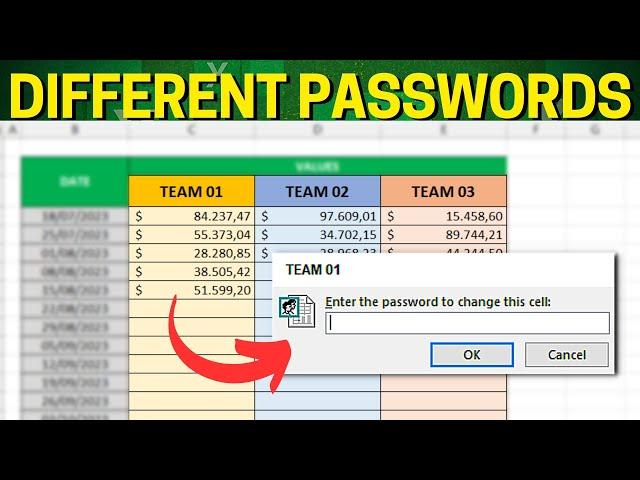 How to Create Different Passwords to Different Employees in Excel