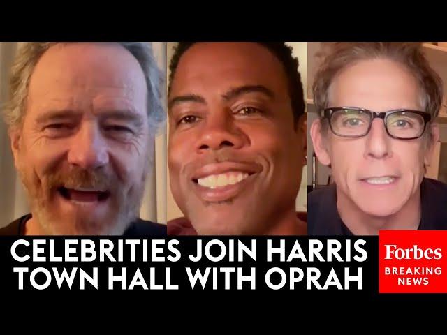 Chris Rock, Bryan Cranston, And Ben Stiller Praise Kamala Harris At Oprah Winfrey Town Hall