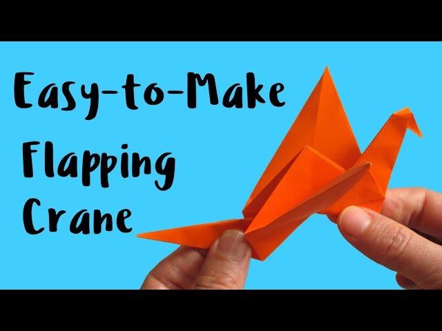 How to Fold an Origami Flapping Crane or Flapping Bird