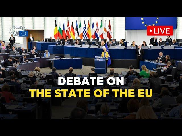 Watch the State of the European Union debate 2023