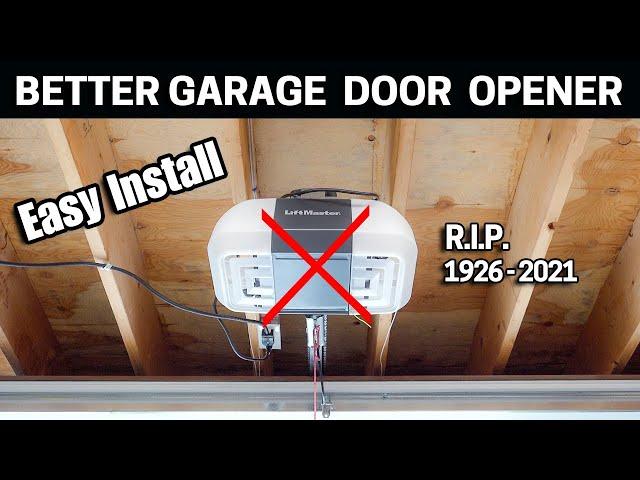 Finally a SILENT Garage Door Opener that locks like a SAFE! - RJ0101