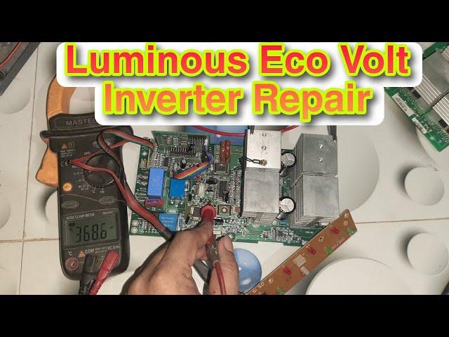 Luminous Eco Volt Inverter Control Card details. || Luminous eco volt all light blinking.