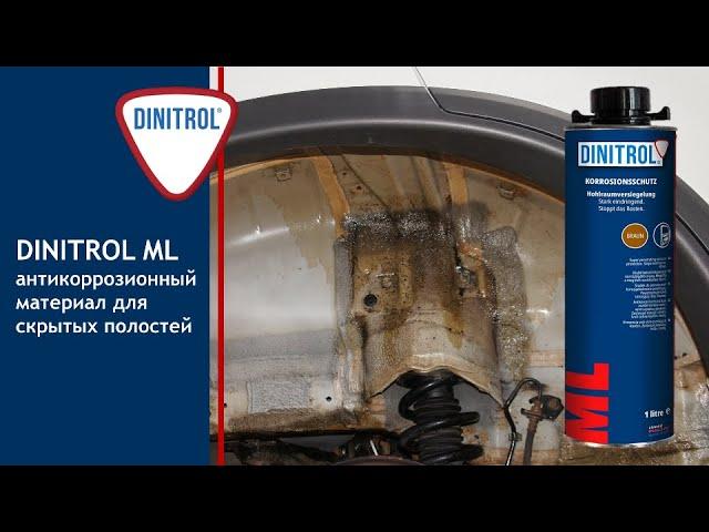 Dinitrol ML, проникающий мл-состав для антикоррозионной защиты автомобилей с пробегом