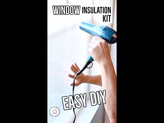 DIY Shorts - How to install a window insulation kit - SUPER EASY!