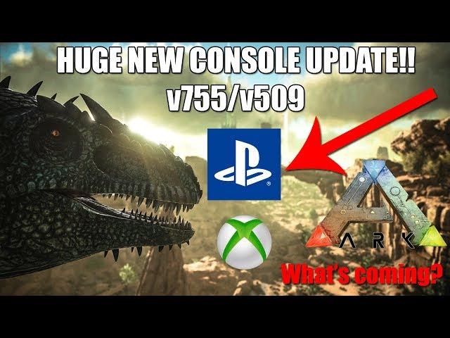 ARK: BIGGEST CONSOLE UPDATE! - SPEEDBOAT - ATV VEHICLE AND SO MUCH MORE! - (v755/v509)