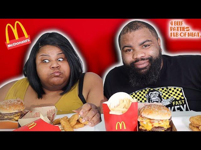 MCDONALD'S WHOLE POUNDER MEGA MEAL CHALLENGE| HASHTAG THE CANNONS| pr gang