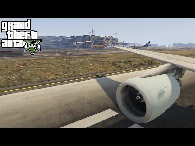 GTA 5 - Airbus A320-200 LSIA Landing