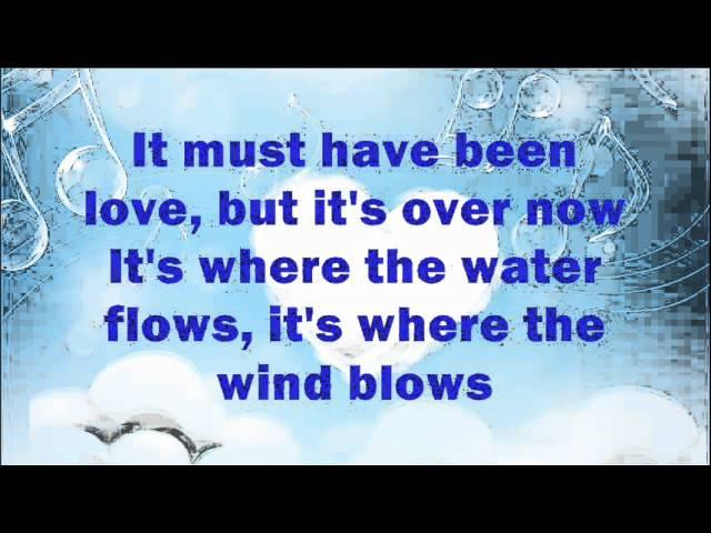 Roxette - It Must Have Been Love (Lyrics on Screen)