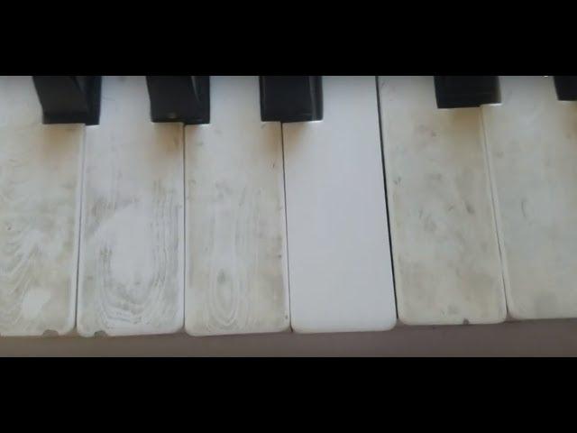 Super Easy Way to Clean Ivory Piano Keys