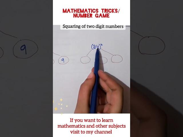 Squaring of two digit number tricks | Square of two digit number using vedic maths | easy math trick