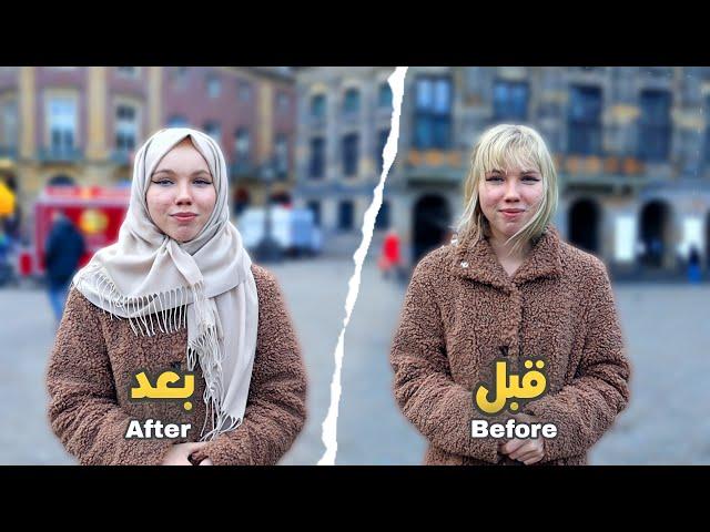 NON-HIJABI GIRLS TRY HIJAB FOR THE FIRST TIME! | AMSTERDAM VERSION!