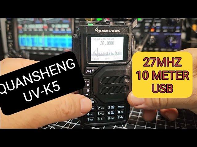 10/11 Meters , Quensheng UV-K5 ??? is it possible??