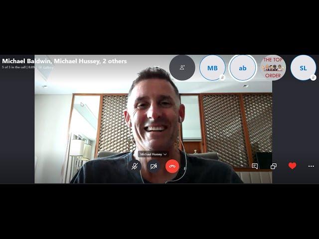 Mike Hussey Interview - Top Order Cricket Podcast