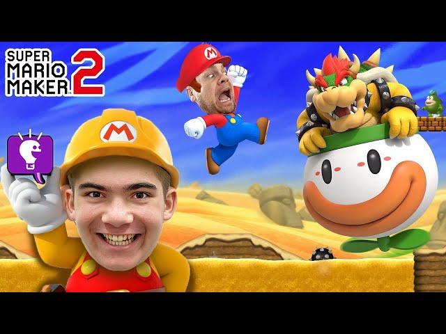 Let's Destroy HobbyDad on Mario Maker 2 HobbyFamilyTV