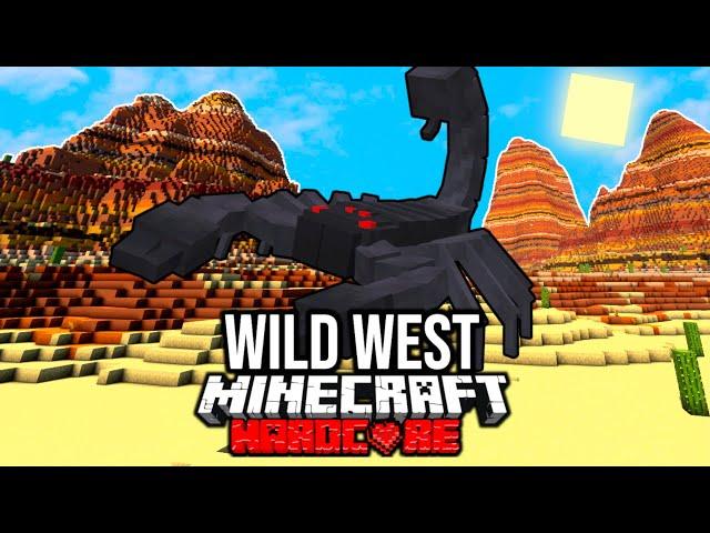 I Survived 100 Days in the Wild West in Minecraft Hardcore