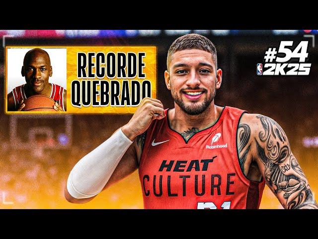 QUEBRAMOS O RECORDE DO JORDAN | NBA 2K25 MyCareer (Ep.54)