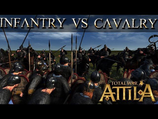 Cavalry vs Spear Wall, Shield Wall and Spaghetti - Total War Attila Age of Charlemagne patch