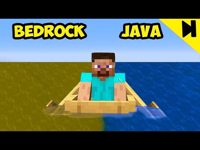 Diferencias entre Minecraft Java y Bedrock