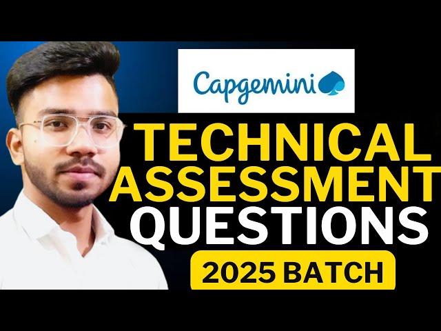 Capgemini Technical MCQ Questions & Answers 2024 | Capgemini Technical Assessment