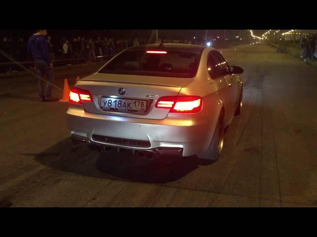 E92 M3 drag race