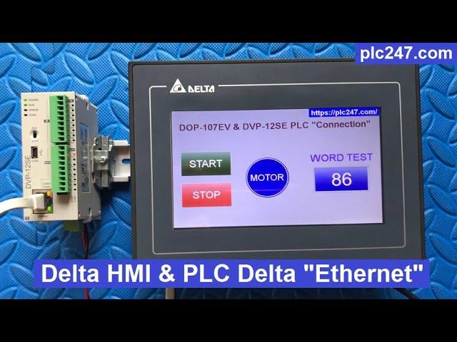 Delta HMI & PLC Delta DVP12SE "Ethernet Communication" Tutorial