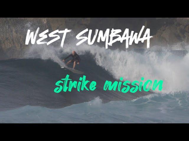 This is West Sumbawa - 2 blokes on a surfing strike mission from Lombok