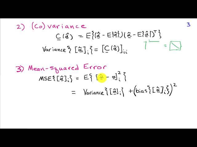 Introduction to Estimation Theory