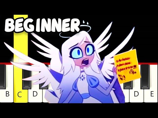 You didn't know (from Hazbin Hotel) - Fast and Slow (Easy) Piano Tutorial - Beginner