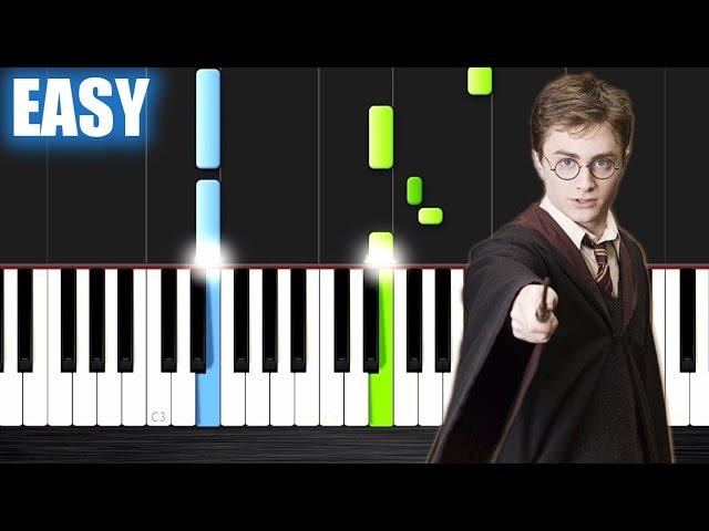 Harry Potter: Theme Song (Hedwig's Theme) - EASY Piano Tutorial by PlutaX - Synthesia