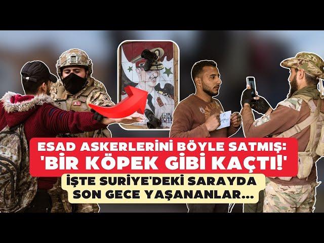 Suriye'de rejim dehşeti: Şifreli dil geliştirmişler! İşte Esad'ın saraydaki son gecesinde yaşananlar