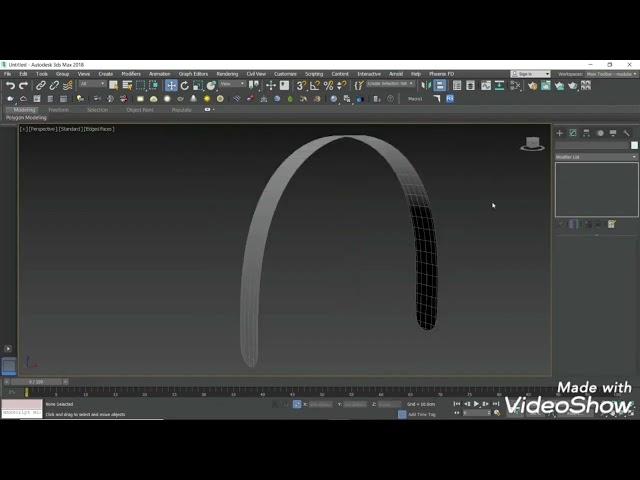 3ds Max Modelling - Folding wooden shell