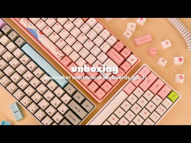 Cute & Aesthetic Mechanical Keyboards by Epomaker | Review, Unboxing & Typing ASMR