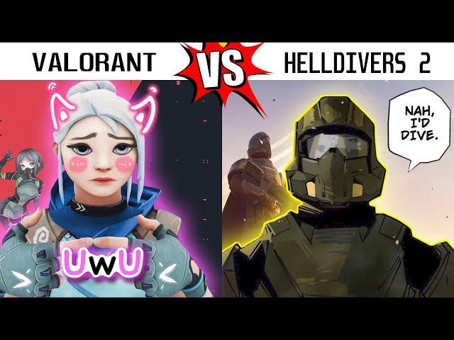 Valorant Vs HellDivers 2 Status