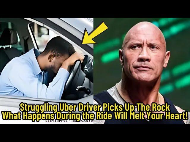 Struggling UBER Driver Picks Up Dwayne Johnson—What Happens During the Ride Will Melt Your Heart!