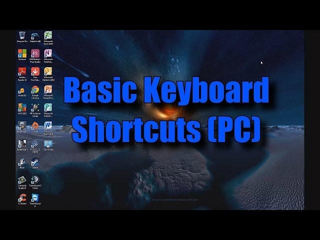 Basic Keyboard Shortcuts (PC)