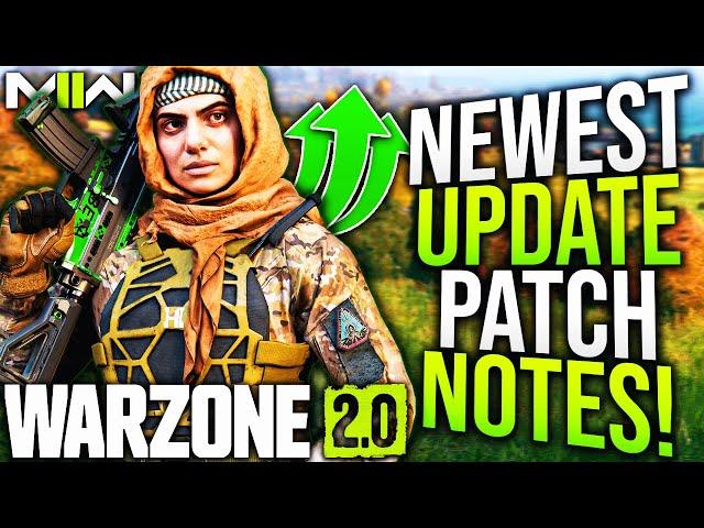 WARZONE 2: Full NEW UPDATE PATCH NOTES & Gameplay Changes! (MW2 New Update)