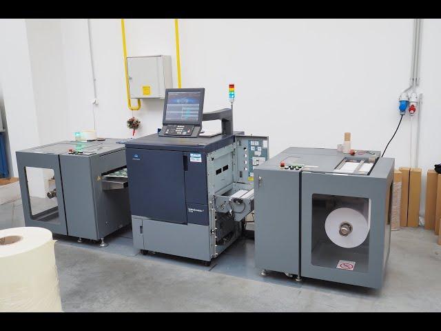 Konica Minolta bizhub PressC71cf  digital label printer