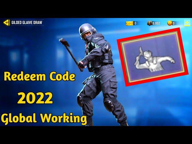 Codm Redeem Code 2022 || Codm redemption code 2022 || Today New codm redeem code