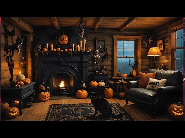 Haunted House Halloween Ambience with Spooky Sounds