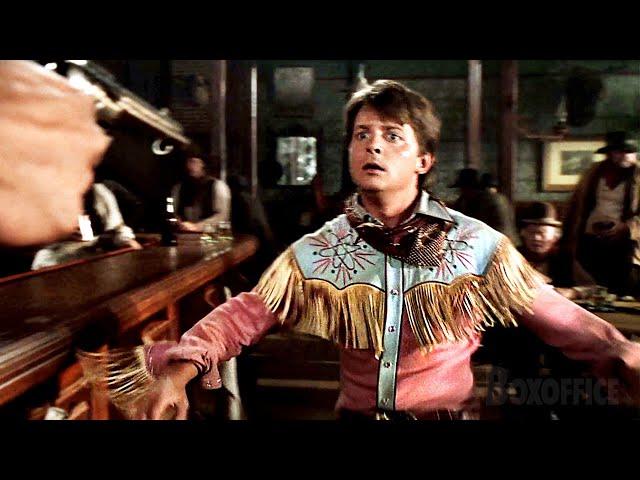 Clint Eastwood invented the Moonwalk, not Michael Jackson! | Back to the Future Part 3 | CLIP