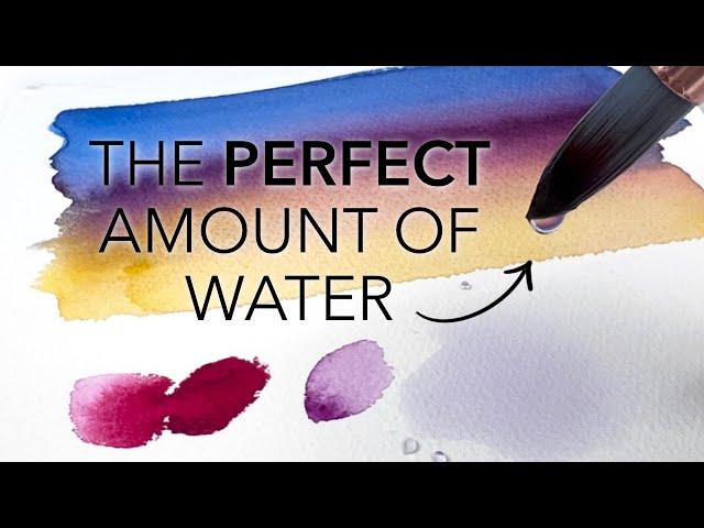 Beginner Watercolour - The ULTIMATE Guide To Water Control!