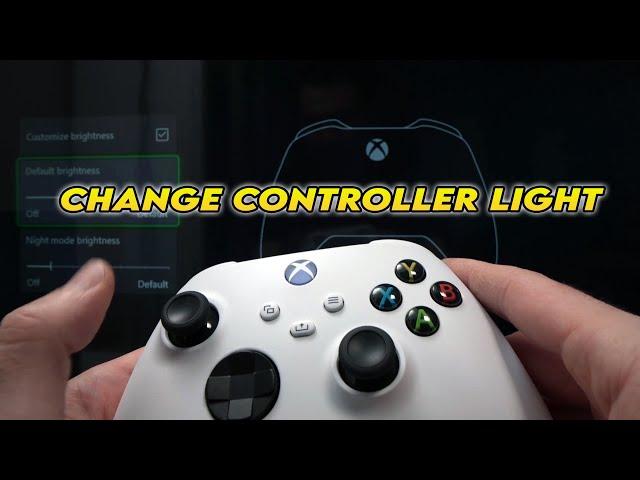 How to Change Controller Light on Xbox Series X/S