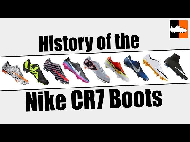 Cristiano Ronaldo's Nike Mercurial Boot History & win the latest CR7 Superfly