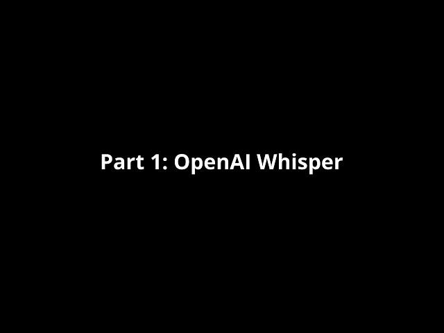 Whisper Loop AI and API Toolkit: Part 1 | OpenAI Whisper Speech-to-Text