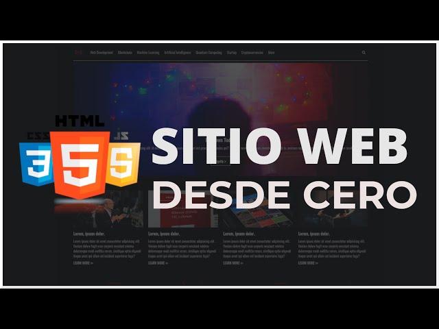 Sitio Web con HTML, CSS y Javascript (Flexbox, CSS Grid y ScrollReveal) | Technews