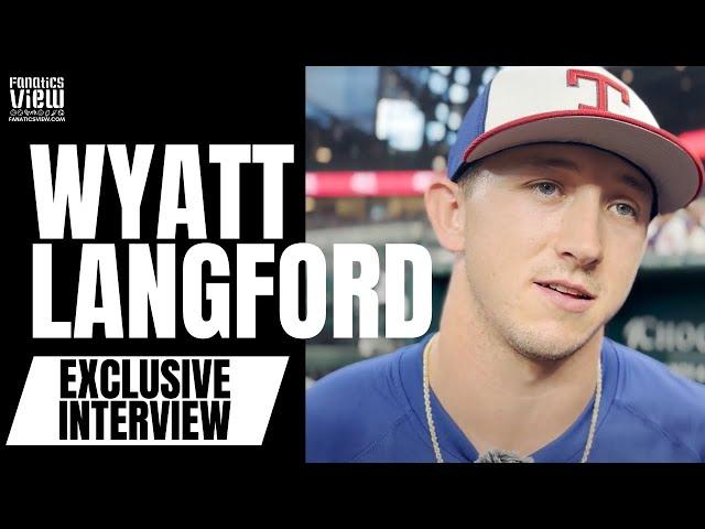 Wyatt Langford talks Favorite Players Growing Up, Best Outfielders in Today's Game & Texas Rangers