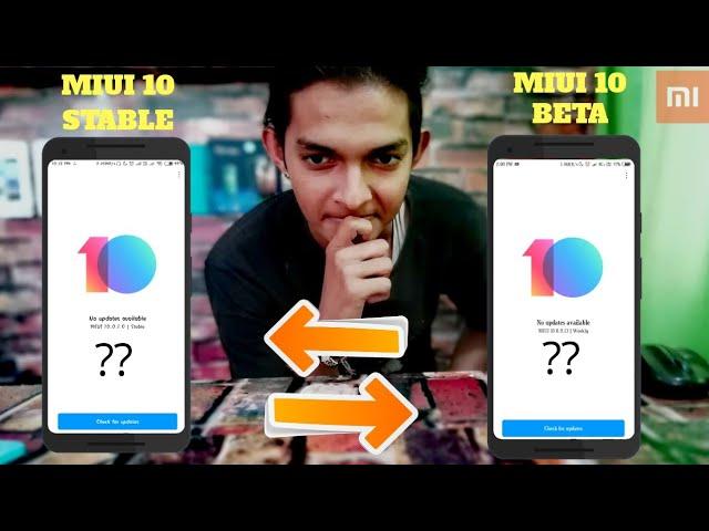 MOVE MIUI 10 GLOBAL BETA TO MIUI 10 GLOBAL STABLE || SIMPLY STEP BY STEP